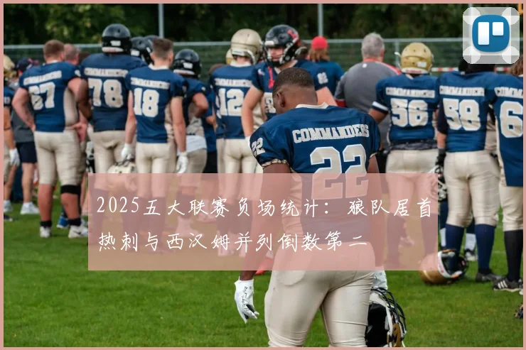 2025五大联赛负场统计：狼队居首热刺与西汉姆并列倒数第二